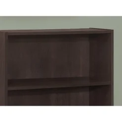 Monarch Bookcase - 36"h / with 3 shelves - Espresso