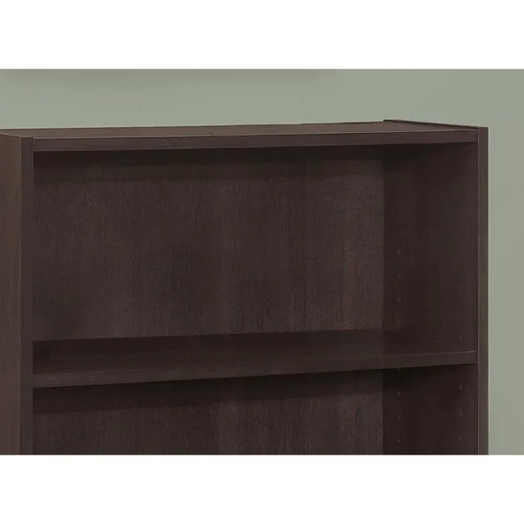 Monarch Bookcase - 36"h / with 3 shelves - Espresso