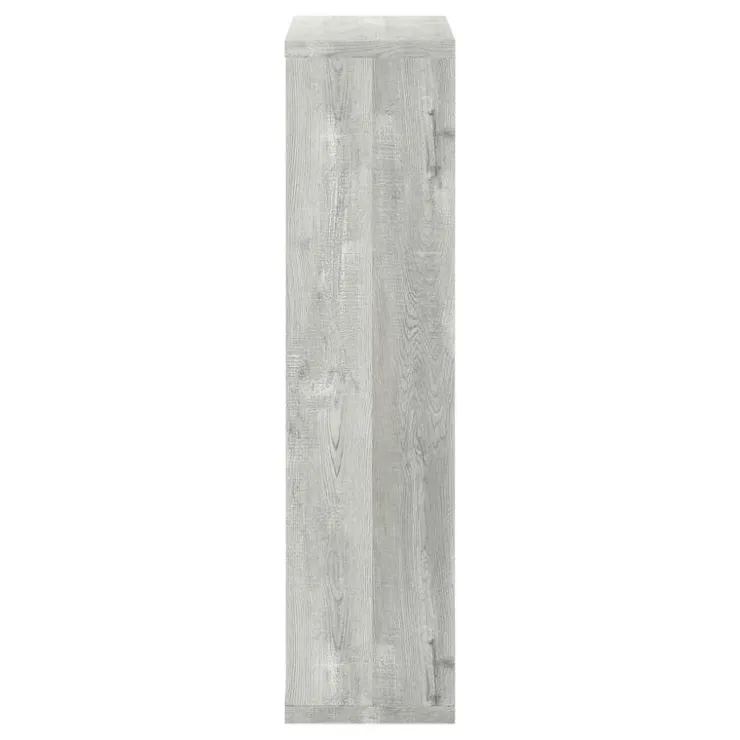 Monarch Bookcase - 48"h / reclaimed wood-look / adj. shelves - Grey