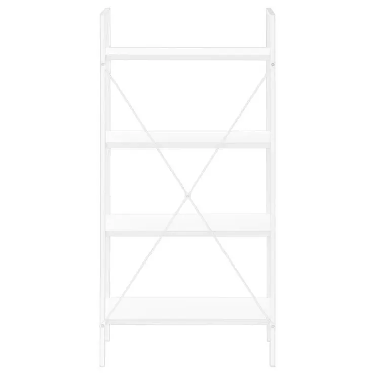 Monarch Bookcase - 48"h / / metal - White New