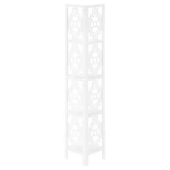 Monarch Bookcase - 62"h / / metal corner etagere - White Outlet