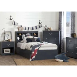 Meubles South Shore Bookcase Headboard 39'' - South Shore BLUEBERRY Best