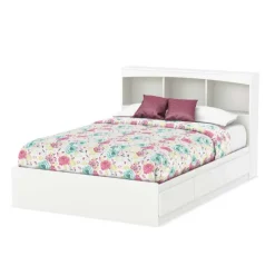 Meubles South Shore Bookcase Headboard (54") - South Shore PURE WHITE Clearance