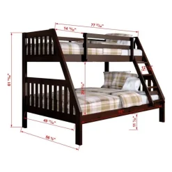 Bunk Bed 39/54 Brown