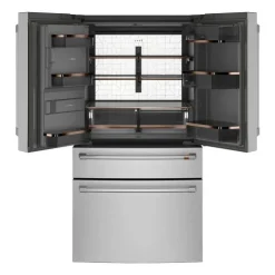 GE Café CAFE 27.8 Cu Ft 36 In Refrigerator Bottom Freezer, French door - CVE28DP2NS1 Stainless Steel New