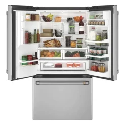 GE Café CAFE 22.2 Cu Ft 36 In Refrigerator Bottom Freezer, French door - CYE22TP2MS1 Stainless Steel Hot
