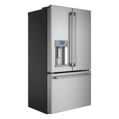 GE Café CAFE 22.2 Cu Ft 36 In Refrigerator Bottom Freezer, French door - CYE22TP2MS1 Stainless Steel Hot