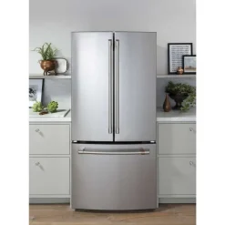 GE Café CAFE 18.6 Cu Ft 33 In Refrigerator Bottom Freezer, French door - CWE19SP2NS1 Stainless Steel New