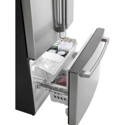 GE Café CAFE 18.6 Cu Ft 33 In Refrigerator Bottom Freezer, French door - CWE19SP2NS1 Stainless Steel New