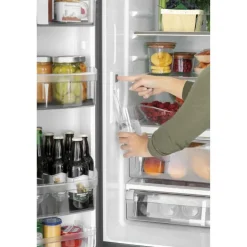 GE Café CAFE 18.6 Cu Ft 33 In Refrigerator Bottom Freezer, French door - CWE19SP3ND1 Black Discount
