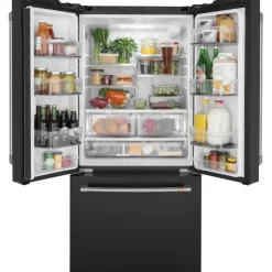 GE Café CAFE 18.6 Cu Ft 33 In Refrigerator Bottom Freezer, French door - CWE19SP3ND1 Black Discount