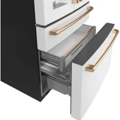 GE Café CAFE 22,3 Cu Ft 36 In Refrigerator Bottom Freezer, French door - CXE22DP4PW2 Stainless Steel Best