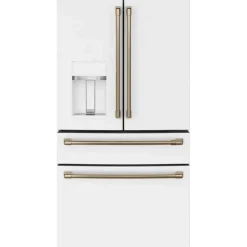 GE Café CAFE 22,3 Cu Ft 36 In Refrigerator Bottom Freezer, French door - CXE22DP4PW2 Stainless Steel Best
