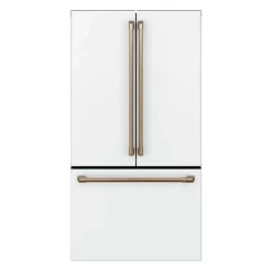 GE Café CAFE 23.1 Cu Ft 36 In Refrigerator Bottom Freezer, French door - CWE23SP4MW2 White New