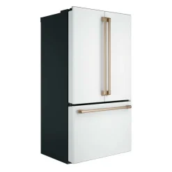 GE Café CAFE 23.1 Cu Ft 36 In Refrigerator Bottom Freezer, French door - CWE23SP4MW2 White New