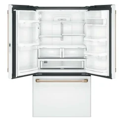 GE Café CAFE 23.1 Cu Ft 36 In Refrigerator Bottom Freezer, French door - CWE23SP4MW2 White New