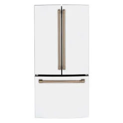 GE Café CAFE 18.6 Cu Ft 33 In Refrigerator Bottom Freezer, French door - CWE19SP4NW2 White Sale
