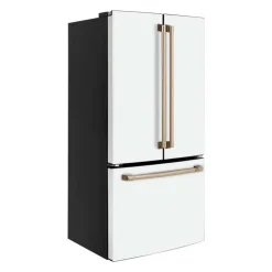 GE Café CAFE 18.6 Cu Ft 33 In Refrigerator Bottom Freezer, French door - CWE19SP4NW2 White Sale