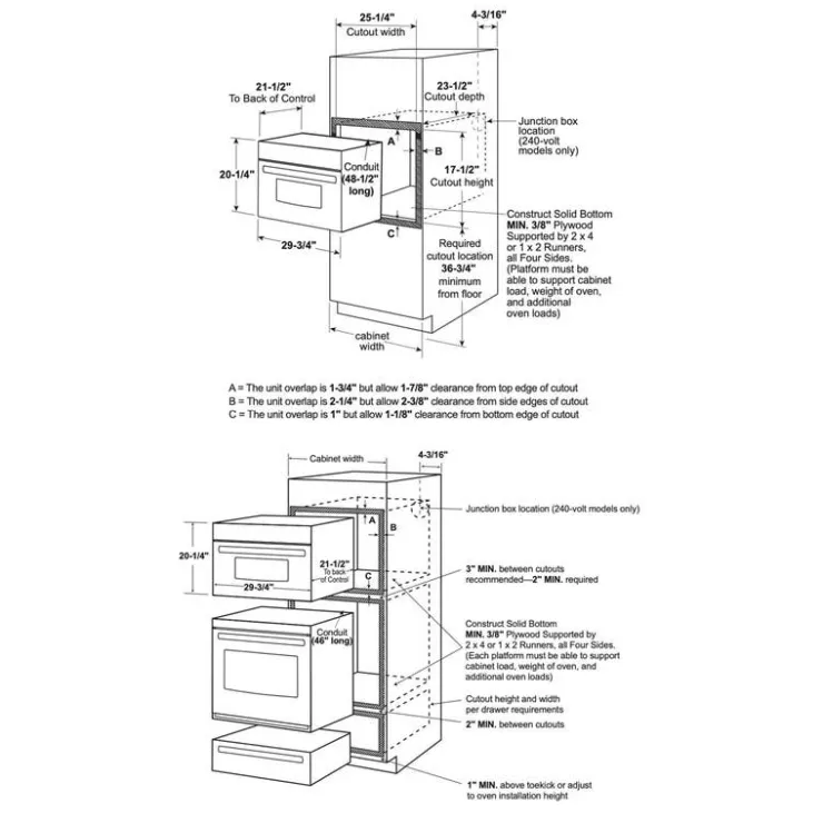 GE Café CAFE Built-In Wall Oven 30" - CSB913P3VD1 Black Sale