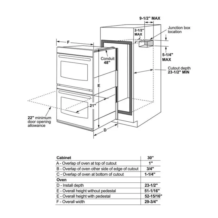 GE Café CAFE Built-In Wall Oven 30" Electric - CTD90DP4NW2 White Sale