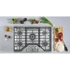 GE Café CAFE Cooktop Gas 30"     - CGP95302MS1 Stainless Steel Hot