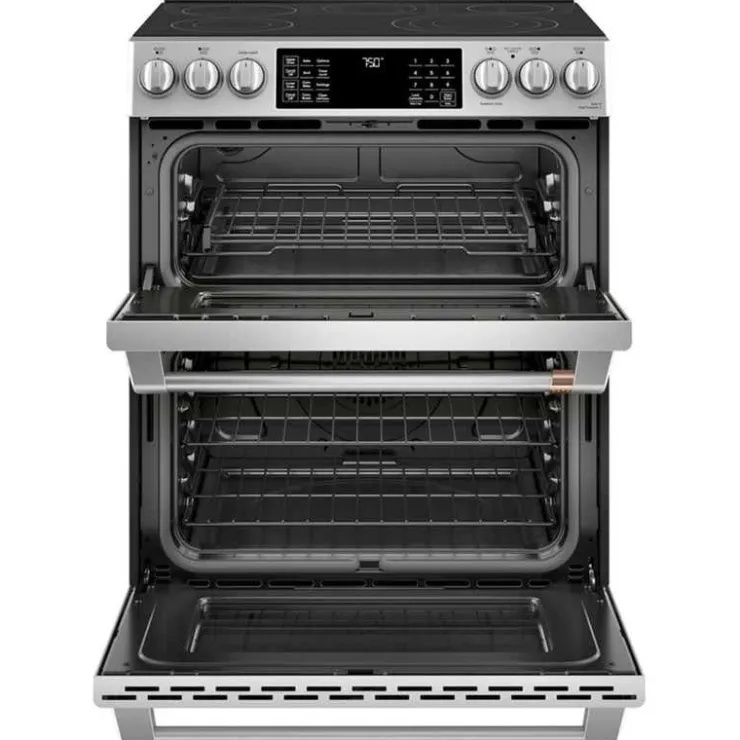 GE Café CAFE Range 30" Electric Glass-Ceramic - CCES750P2MS1 Stainless Steel Outlet