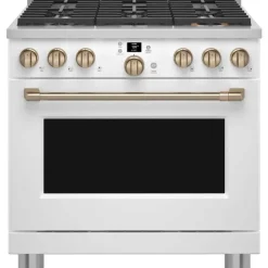 GE Café CAFE Range 36" Electric Gas - CGY366P4TW2 White