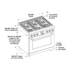 GE Café CAFE Range 36