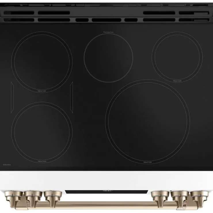 GE Café CAFE Range 30" Electric Induction - CCHS900P4MW2 White Clearance