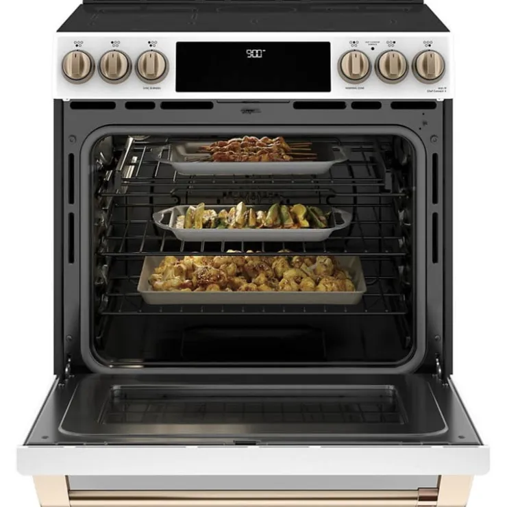 GE Café CAFE Range 30" Electric Induction - CCHS900P4MW2 White Clearance