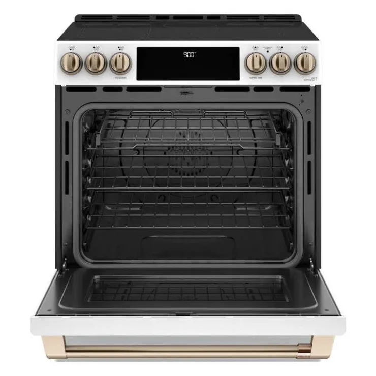GE Café CAFE Range 30" Electric Induction - CCHS900P4MW2 White Clearance