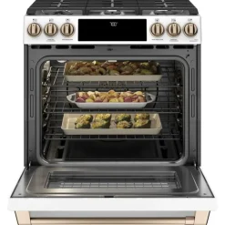 GE Café CAFE Range 30" Gaz Gas - CCGS700P4MW2 White Discount