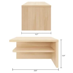 Nexera Camden Extension Nightstands, set of 2 - Natural Blonde Oak Best