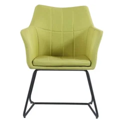 Chair with Metal Base - Lime Green Outlet