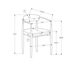 Monarch Chairs (Box of 2) - GREY Hot