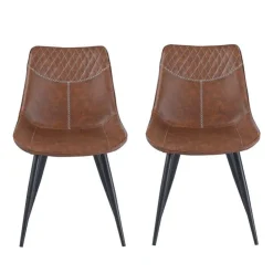 Chairs (Set of 2) - Brown