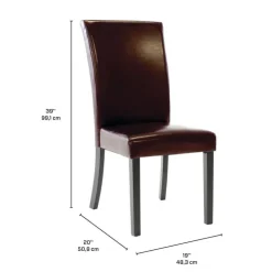 Chairs (Set of 2) - Brown Outlet