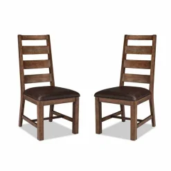 Chairs (Set of 2) - Brown & Black Canyon brown Best