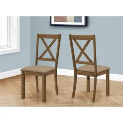 Monarch Chairs (Set of 2) - Brown - Beige Discount