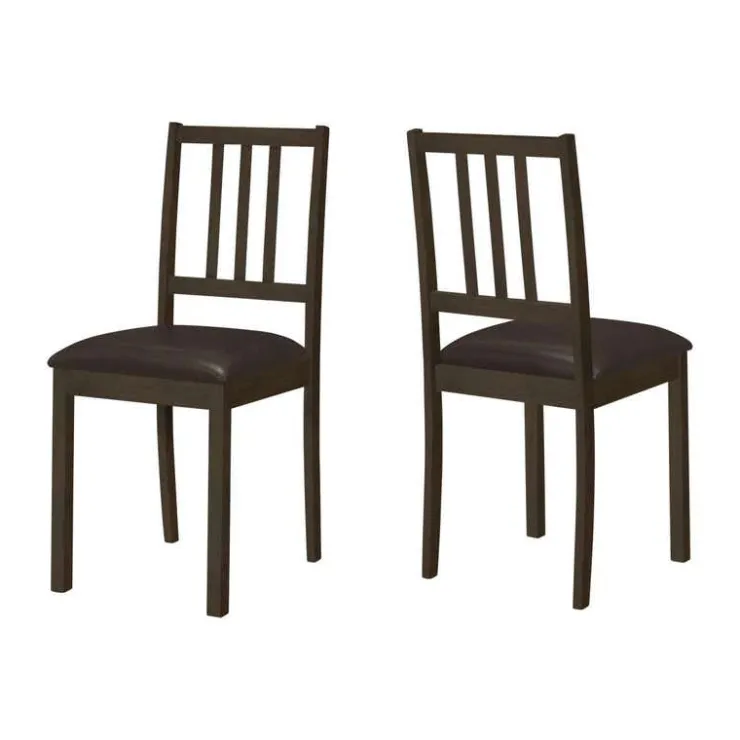 Monarch Chairs (Set of 2) - Dark - Brown Clearance