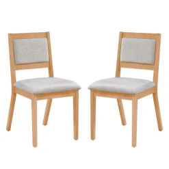 Arboit Poitras Chairs (Set of 2) - GREIGE