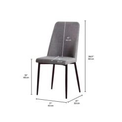 Chairs (Set of 2) - Grey