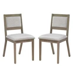 Arboit Poitras Chairs (Set of 2) - Grey Grey/Brown Best