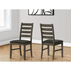 Monarch Chairs (Set of 2) - & Black - Grey Hot