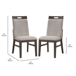 Chairs (Set of 2) - & Brown GREY Best