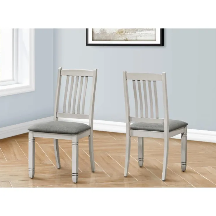 Monarch Chairs (Set of 2) - - Grey New