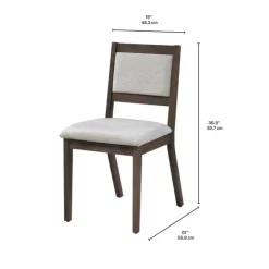 Arboit Poitras Chairs (Set of 2) - SLATE New
