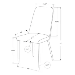 Monarch Chairs (Set of 2) - - White Discount