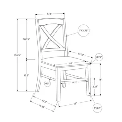 Monarch Chairs (Set of 2) - - White Outlet