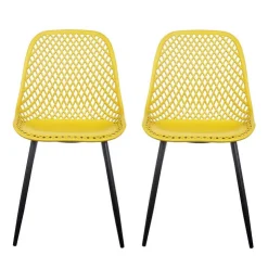 Chairs (Set of 2) - Yellow Online
